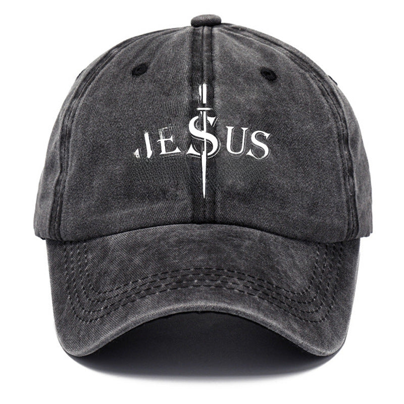 Wholesale Washed Cotton Printed Dad Hat Retro Baseball Cap